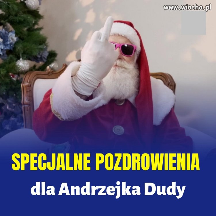 Mikołaj serdecznie pozdrawia ...