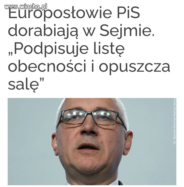 Bieda chyba w pis skoro tak muszą dorabiać