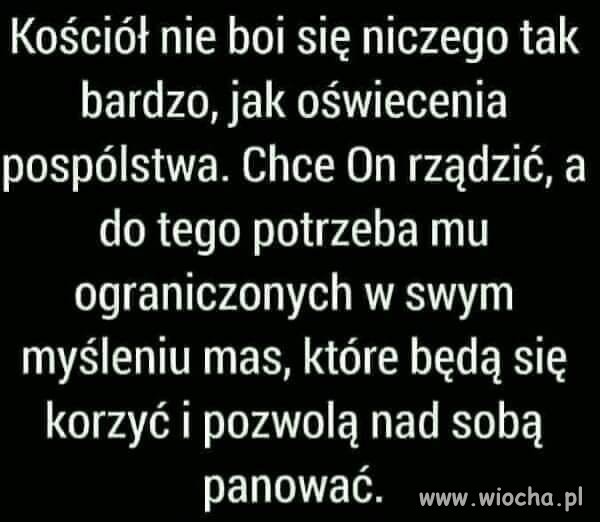 I tylko i wyłącznie o to im chodzi ...