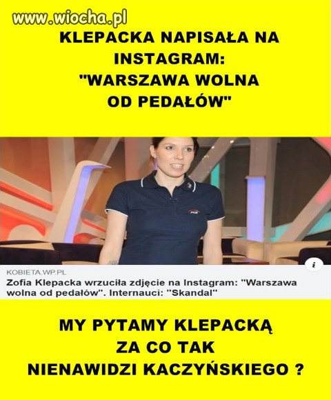 WARSZAWA WOLNA OD PEDAŁÓW