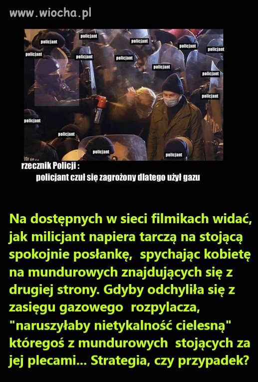 Zagrożony policjant?  