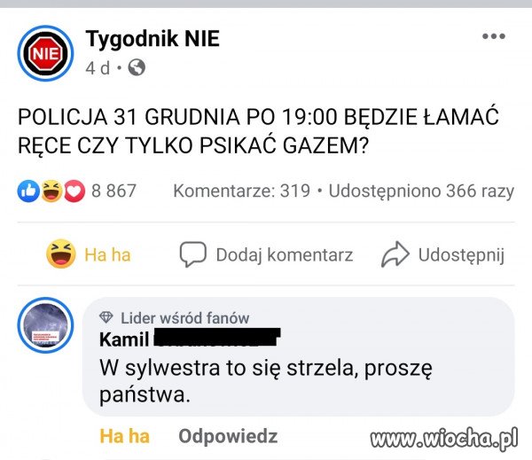 Gaz to chyba na śmigus dyngus