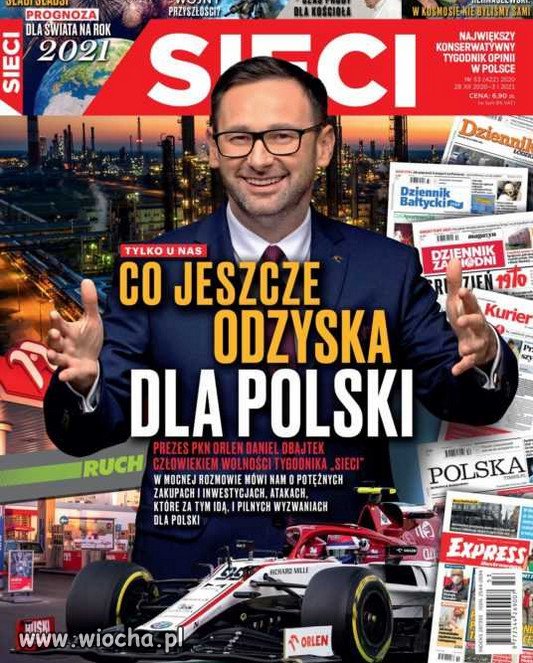 Kompromitująca okładka Sieci. Promują nacjonalizację