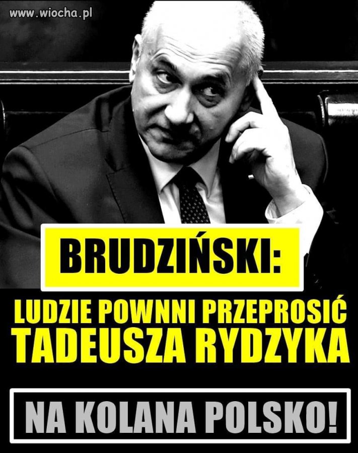 Pan Brudziński niestety jest inteligentny...