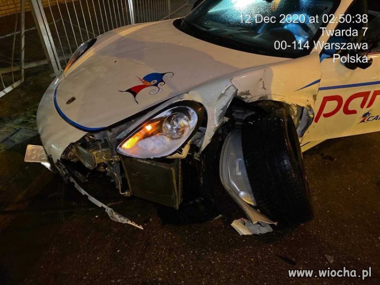 Porsche cayman na minuty nie przetrwało nawet doby