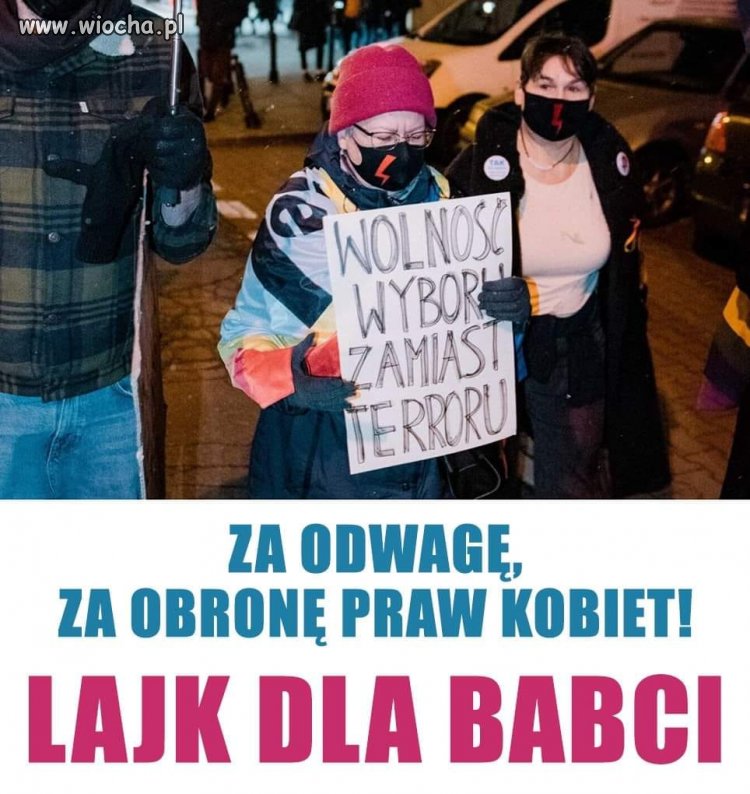 Babciu, nigdy nie będziesz szła sama ...