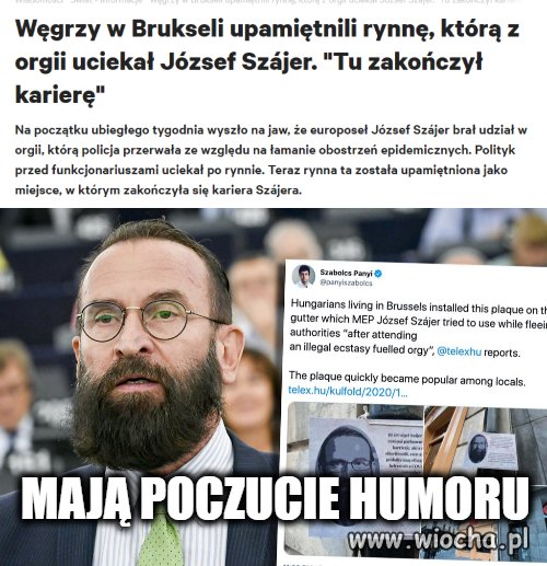 Mają poczucie humoru 