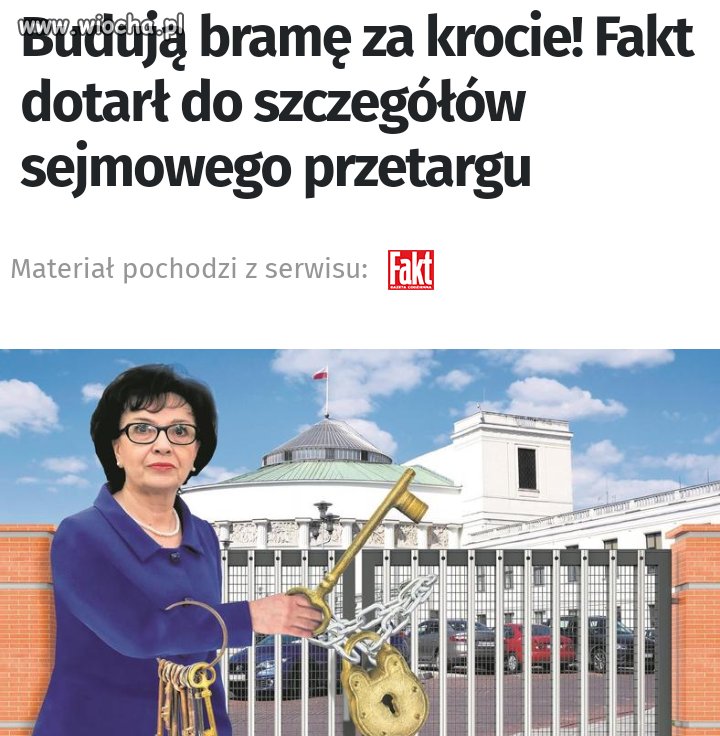 Brama za 750 tysi
