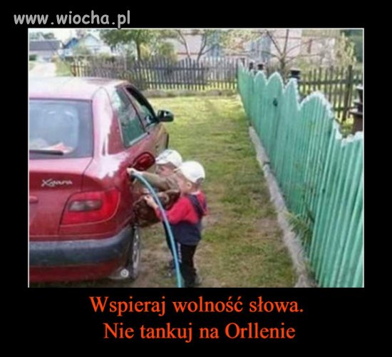 Na Orlenie tylko leję do WC