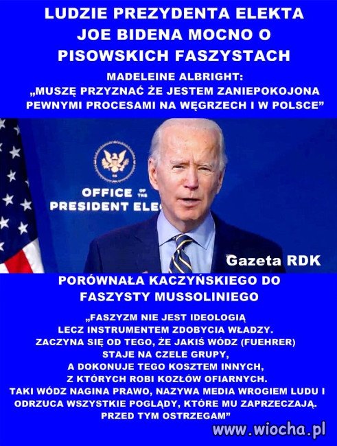 LUDZIE PREZYDENTA ELEKTA JOE BIDENA