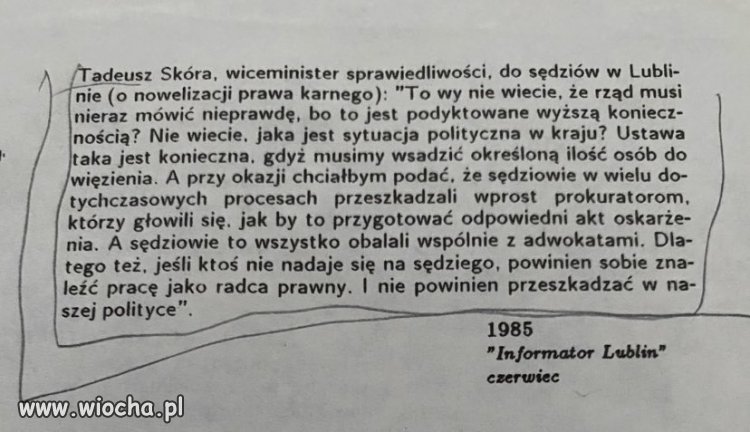Inspiracje magistra Ziobry. Jak widać, stoi za nim długa tradycja.