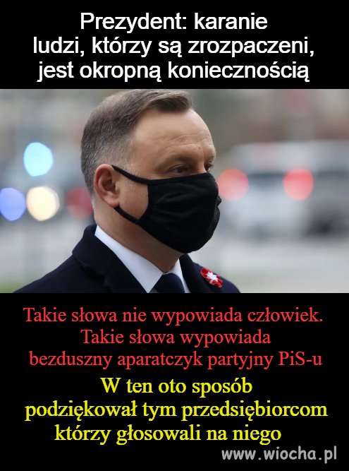 Już na niego nie zagłosują. 