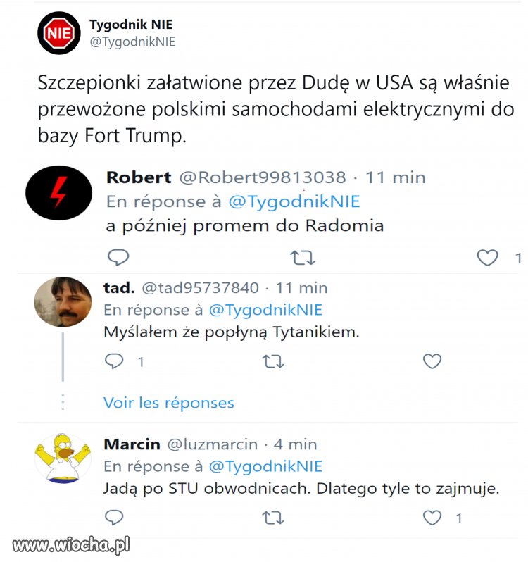 Szczepionki załatwione przez Dudę