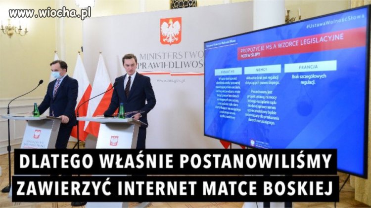 Miękiszony chcą kontrolować internet