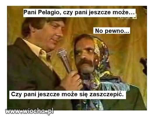Może pani jeszcze...