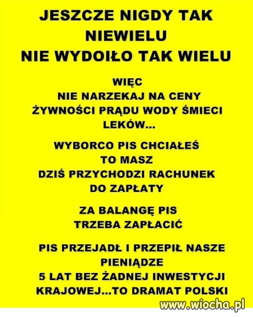 DOBRA ZMIANA - żeby Polakom żyło sie lepiej?