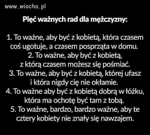5 rad na szczęśliwe życie