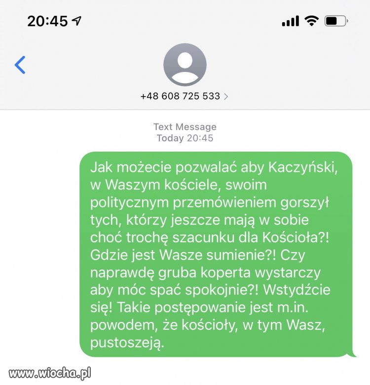 Proponuję wysyłać takie SMSy