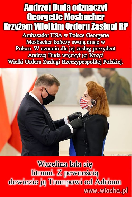 Proszę ucałować Trampka, mojego druha  