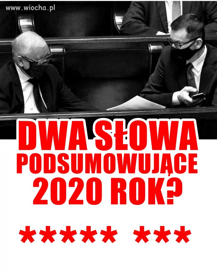 To najlepsze podsumowanie zeszłego roku ...