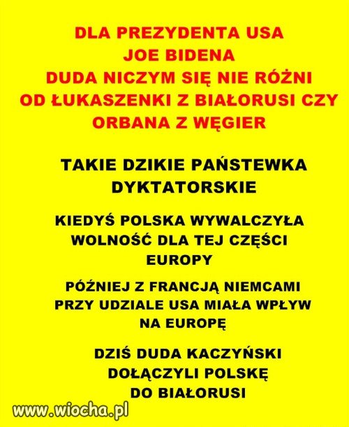 DLA PREZYDENTA USA JOE BIDENA