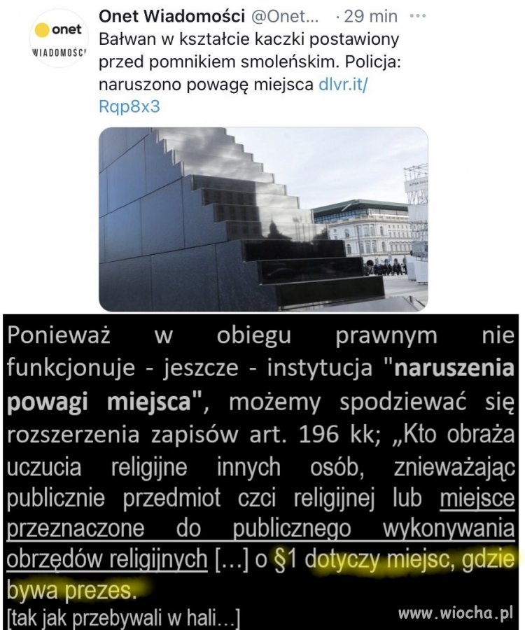 To już druga taka zbrodnia po obrzuceniu auta Kai Godek  