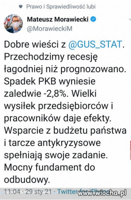 Co on bierze??? Żeby tak kłamać, nie wystarczy fantazja.