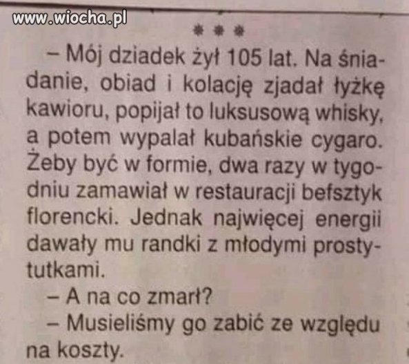 Wesołe życie staruszka