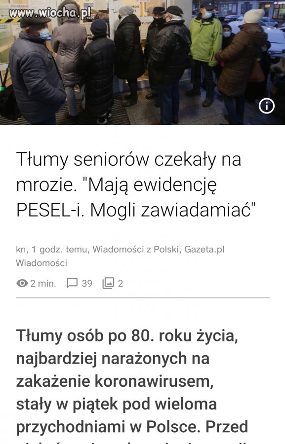 Państwo PiS dba o seniorów 