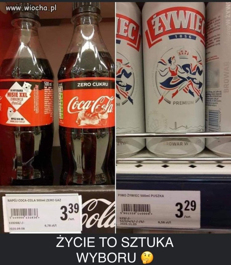 Życie to sztuka wyboru. 