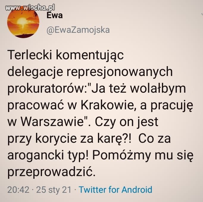 Terlecki dorabia do emerytury ?