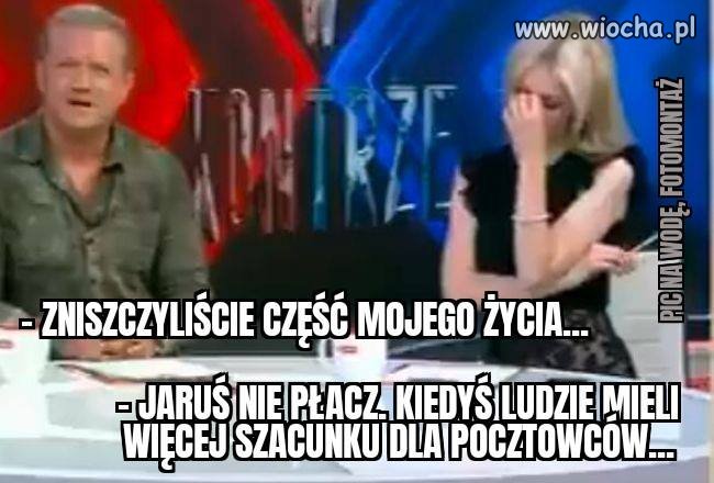 Nie płacz Jarek.