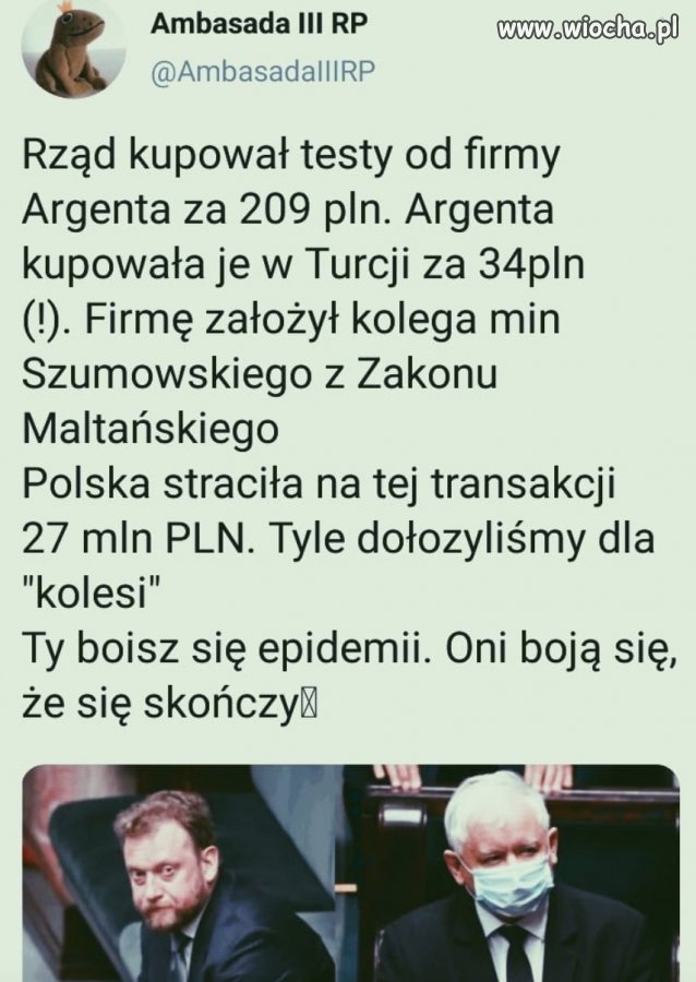 Czyżbyśmy mieli do czynienia z korupcją w najczystszej 