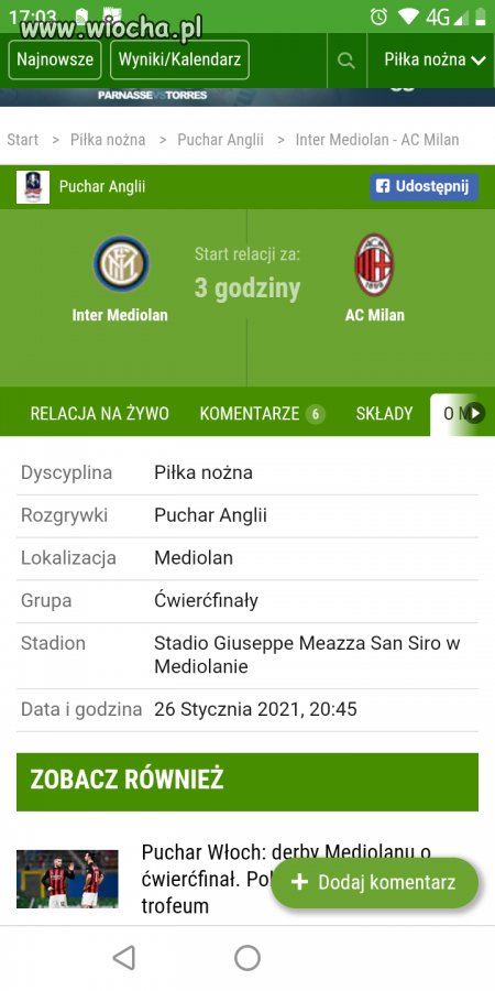 Puchar Anglii według WP
