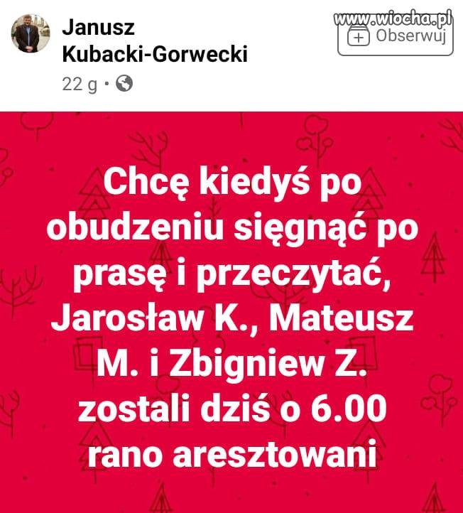 Jacek S., Joachim B., Dariusz M. Dużo nazwisk ...