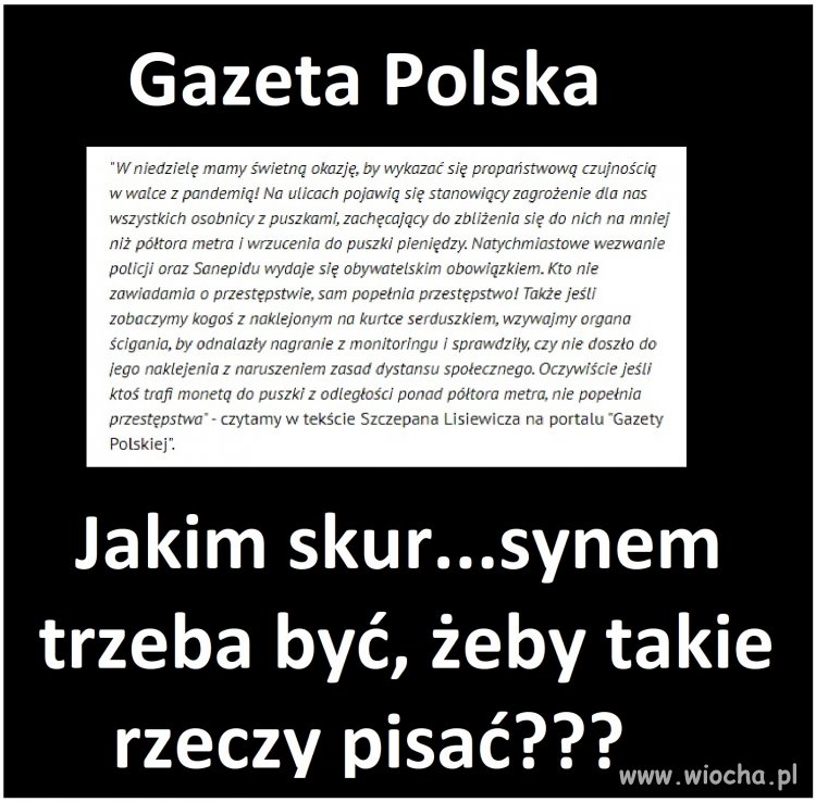 Gazeta Polska jak zwykle w formie...