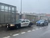 Radiowóz szeryfa zatrzymany przez policjantów.
