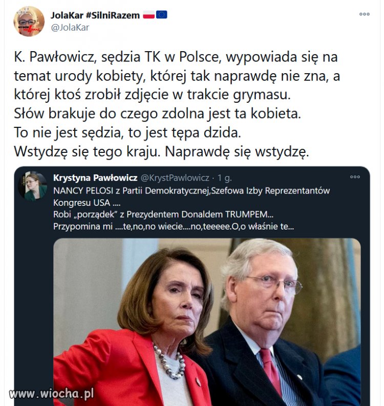 Spójrz w lustro Krycha. 