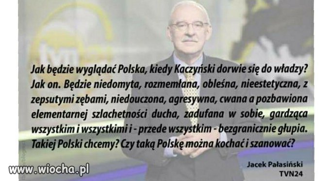 Pan Pałasiński słusznie ostrzegał , bo wszystko się sprawdza.