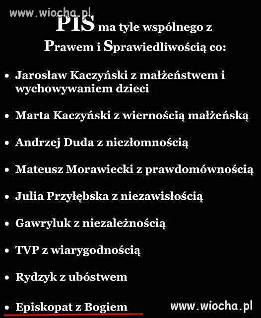 Pokazują to na każdym kroku