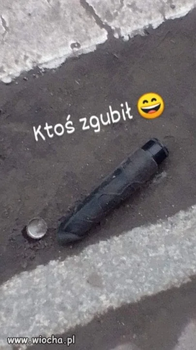 Ktoś zgubił.   