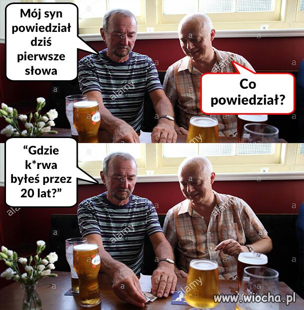 Pierwsze słowa syna 