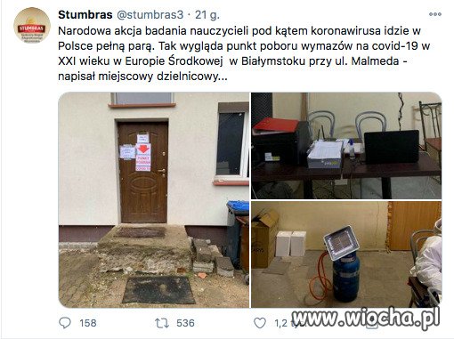 Tak wygląda punkt poboru wymazów na COVID-19 
