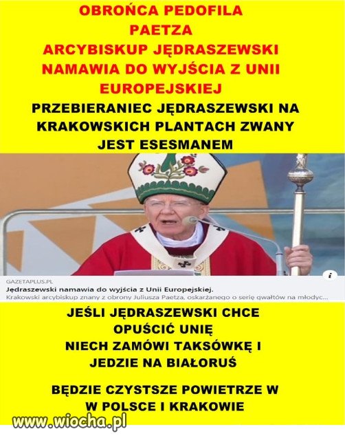 Kosciol znow miesza sie do polityki...oglupiajac owieczki