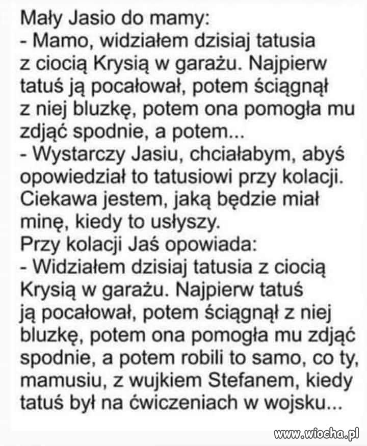Mamo, widziałem dzisiaj ...