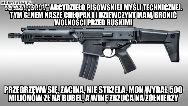 Czy wiesz że GROT to nielegalna kopia karabinka ACR