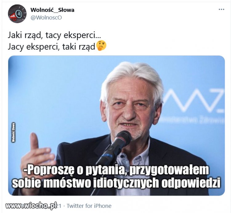 Kolejny ,,ekspert ".
