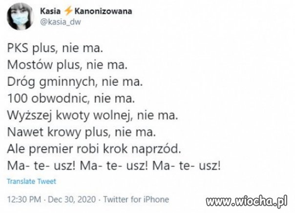 Niebawem Mateusz przyjedzie na wies...