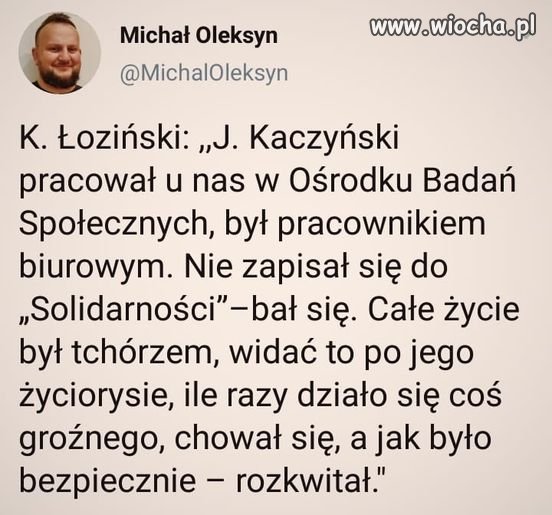 Przypominamy i będziemy przypominać.