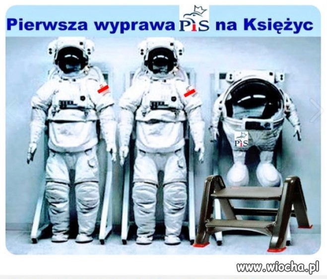 Kombinezony dla kosmitów z PiSu już są...